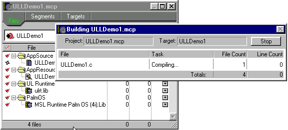 Building ULLDemo1.mcp