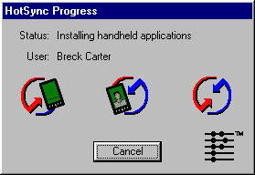 HotSync Installing Handheld Applications