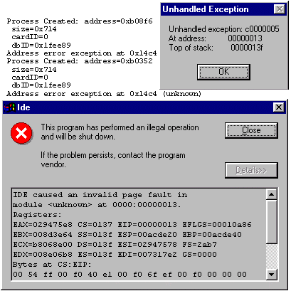 Some reasons to check your CodeWarrior settings carefully