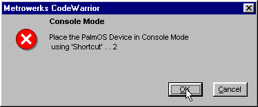 Prompt for Console Mode